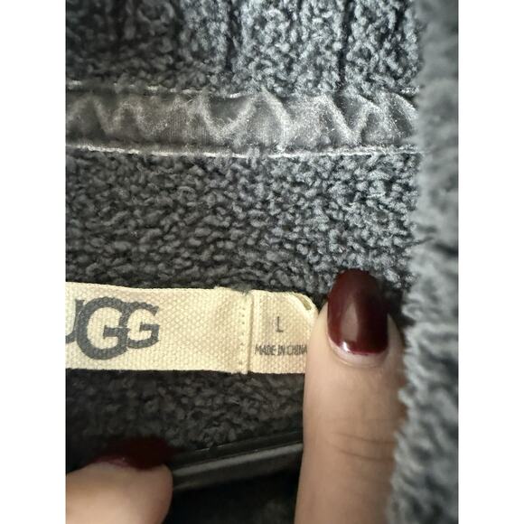 Ugg Ylonda Turtleneck Sweater Pullover Gray Cozy Fluffy Women Size Large - Picture 5 of 8